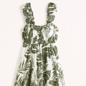 Abercrombie Puff Strap Babydoll Mini Dress